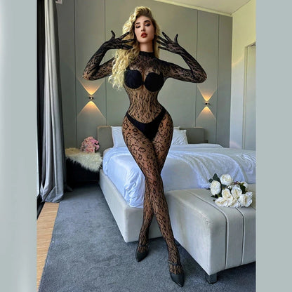 Bella's Fishnet Lingerie Set