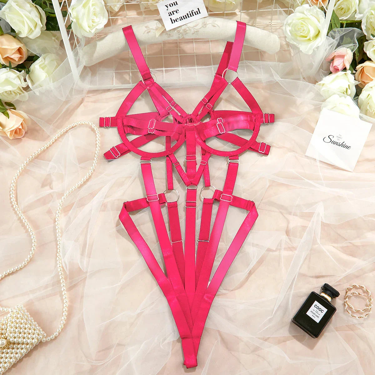 Ana Hollow Out Bodysuit